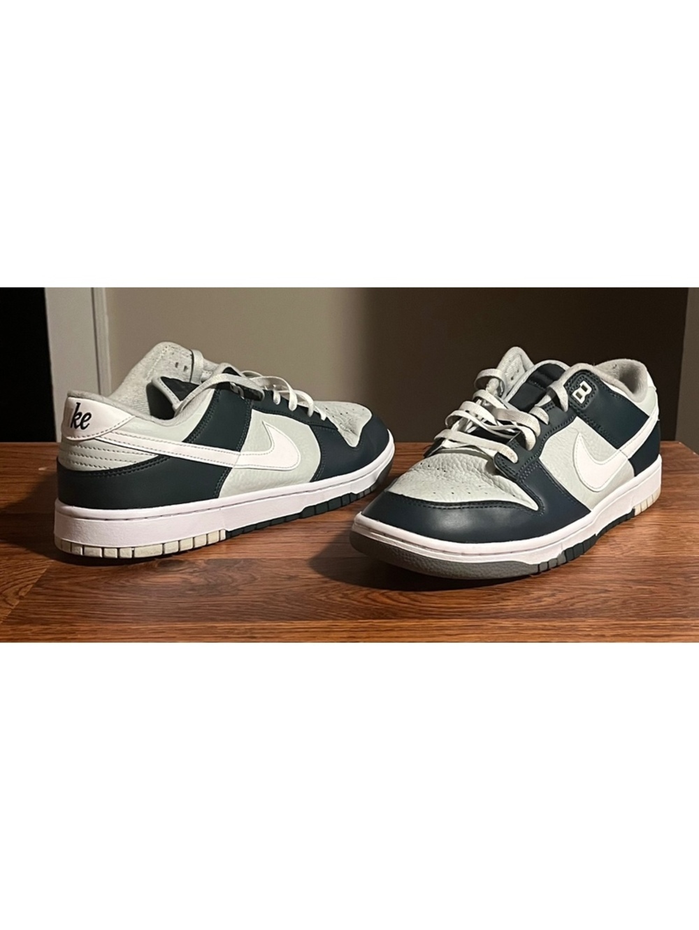 Nike Dunk Low Retro Split Deep Jungle Sneakers Size 11